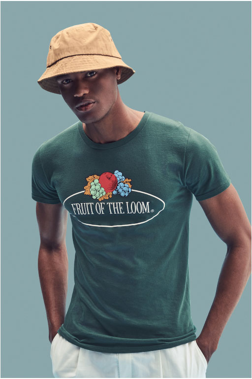 Maglia Fruit of the Loom Iconic  (LOGO FRUIT GIA' STAMPATO)